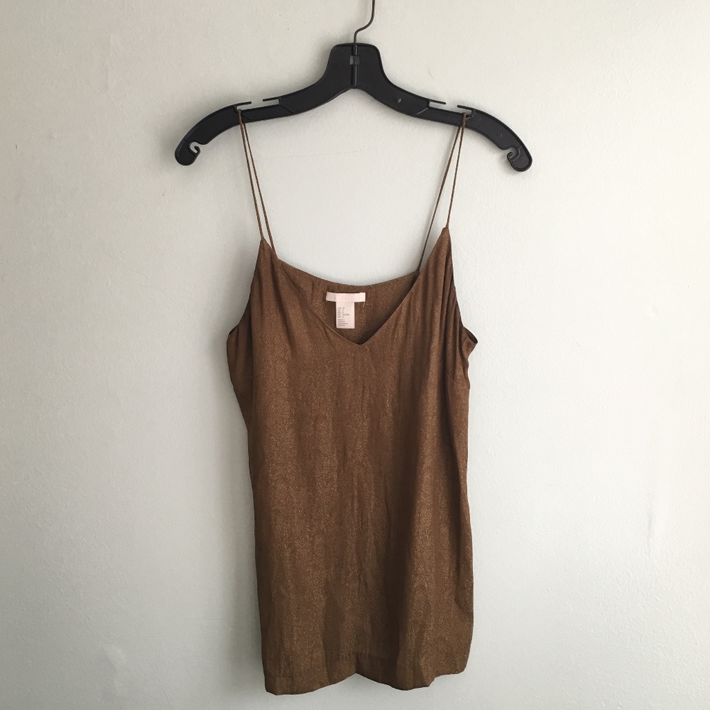 H&M Earthy Animal Print Tank Top